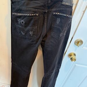 G by Guess Black Slim Straight Jeans